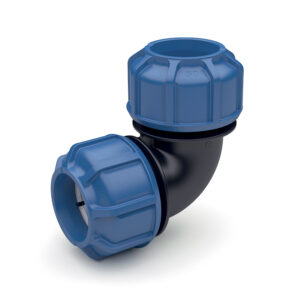 Coude poly diam 40 90° FF